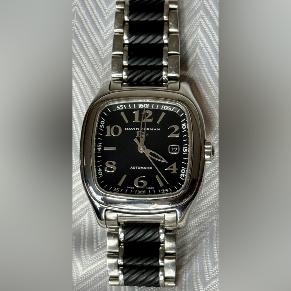 David Yurman Men’s Watch with Black Dial